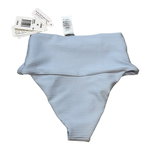 L*Space Eco Chic Repreve® Desi Bikini Bottom in Sky Blue NWT - Picture 6 of 8